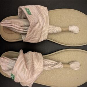 Sanuk Women's Sandals - Cream and Tan